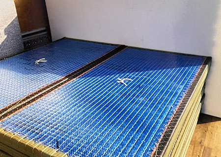 福岡県大牟田市のJR九州　大牟田駅　ステーションビル2Fに道場用にリサイクル柔道畳を導入 Judo tatami